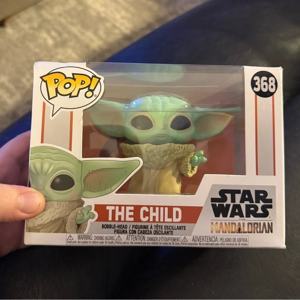 Funko Pop! The Child - Star Wars Grogu Bobblehead Mandalorian New in box - Picture 2 of 7